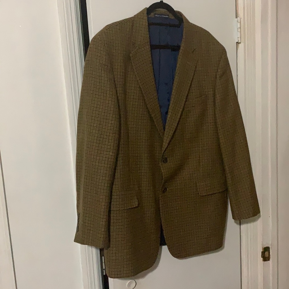 Paul Fredrick 48R Brown Blazer